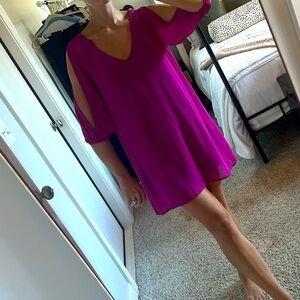 Lulu's Vibrant Purple Mini Dress